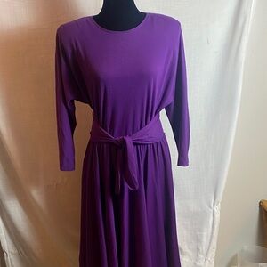 Vintage 80s Purple Dress 💜